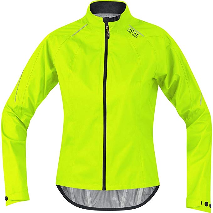 GORE BIKE WEAR Women’s Road Cycling Jacket, Light, GORE-TEX Active, POWER LADY GT AS Jacket, Size 44, Neon Yellow/Black, JGPOWL