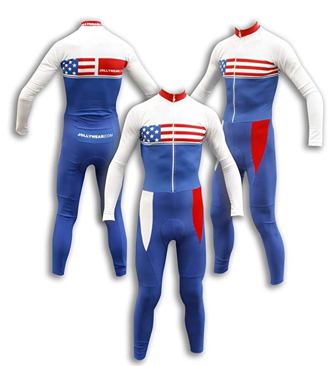 Jolly Wear Cycling Skinsuit winter- long sleeves and tights (USA_collection)