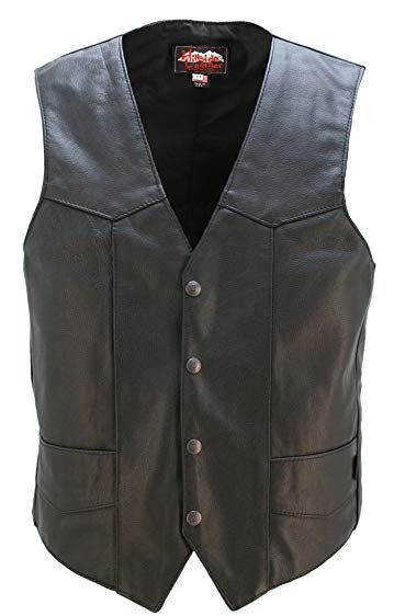 Genuine Leather Club Vest