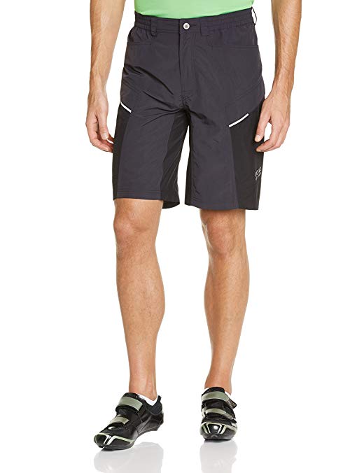 GORE BIKE WEAR Men's Countdown 2.0 Shorts+, Olive/Black, Large