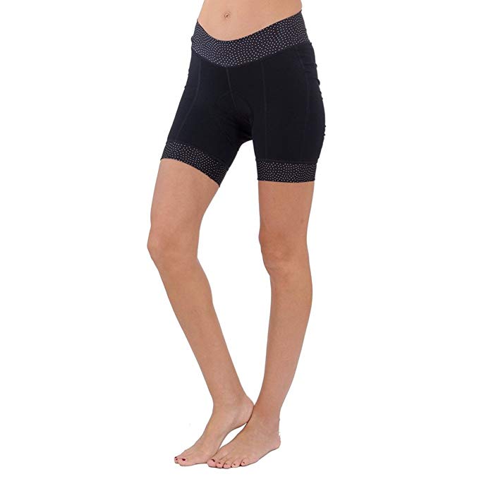 Shebeest 2018 Women's Triple S Ultimo Milky Way Cycling Shorts - 3047