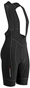 Louis Garneau Men's Fit Sensor 2 Padded, Breathable, Compression Cycling Bib Shorts, Black