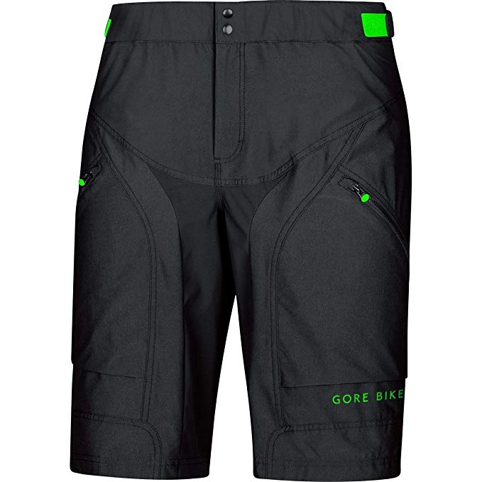 GORE BIKE WEAR, Men´s, Padded Mountain bike shorts, GORE Selected Fabrics, POWER TRAIL Shorts+, Size XXL, Black, TPOWSH