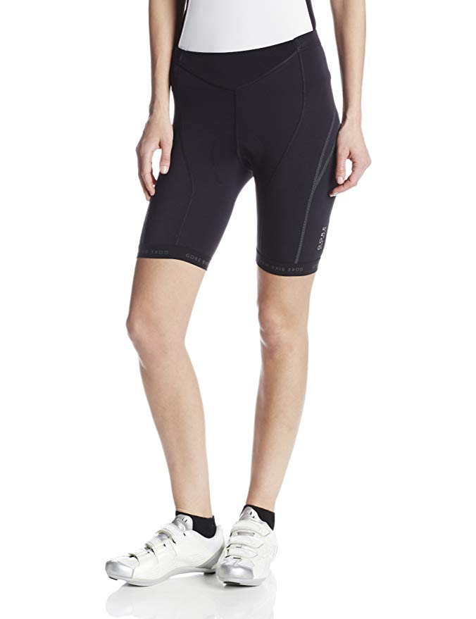 GORE BIKE WEAR Women's OXYGEN LADY Tights short+, size XS, black/jazzy pink