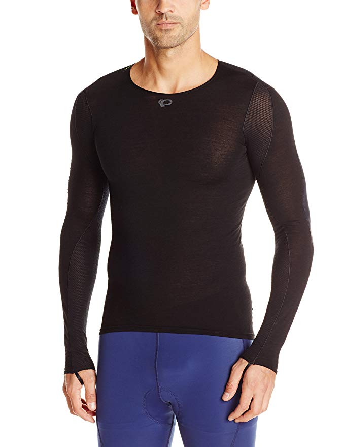 Pearl Izumi - Ride Men's Transfer Wool Long Sleeve Cycling Baselayer Tops