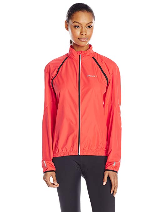 Craft Sportswear Women's Path Convert Bike Cycling Windproof and Water Repellant Jacket with Removable Sleeves: protective/riding/compression/cooling