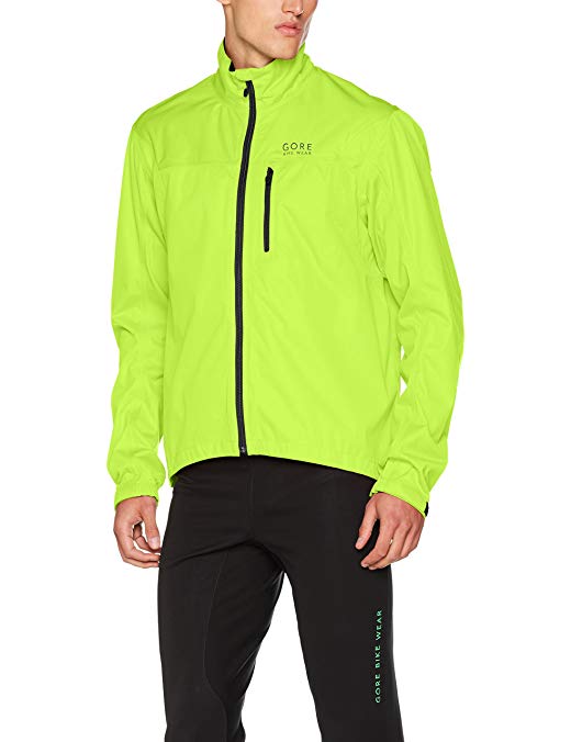 GORE BIKE WEAR Men’s Cycling Rain Jacket, Super Light, GORE-TEX Active, Jacket, Size: XXL, Neon Yellow, JGTELM