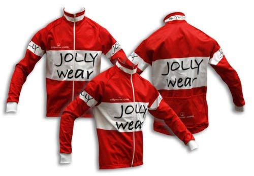 JOLLYWEAR Cycling windproof and rainproof super-thermal Jacket (VINTAGE red collection) XS