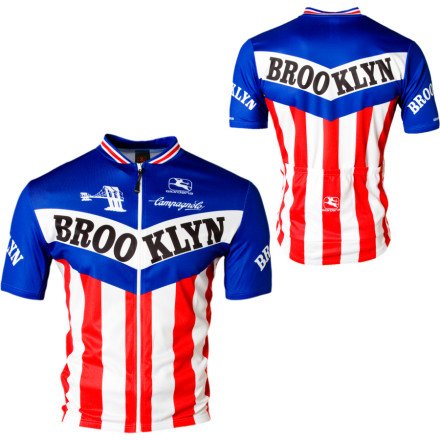 GIORDANA BROOKLYN S/S JERSY RED/WHITE/BLUE L