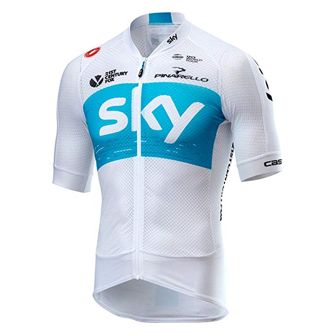 Castelli 2018 Men's Team Sky Climbers 2.0 Short Sleeve Cycling Jersey - V4008202