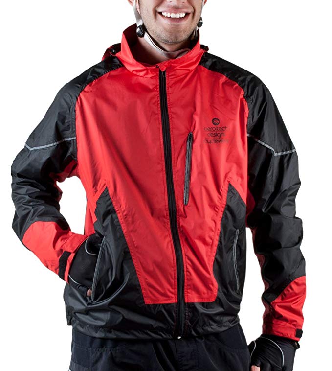 AERO|TECH|DESIGNS Big Man's Waterproof Breathable Cycling Jacket