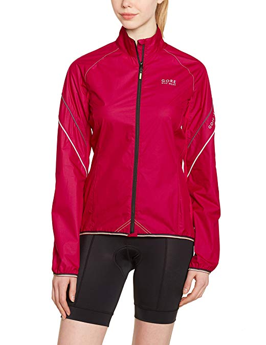 Gore Bike Wear Women's Power Active Shell Lady Jacket, Rich Red, Small