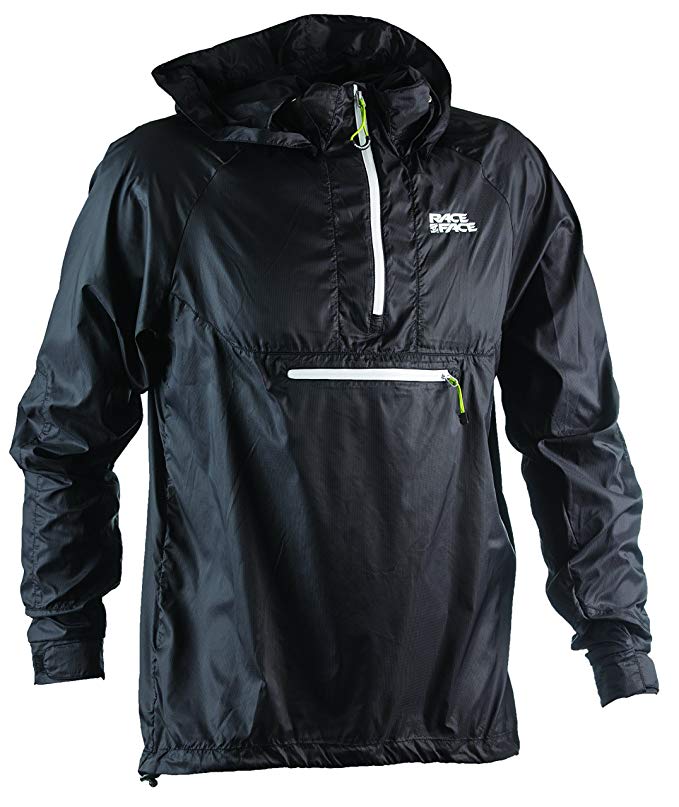 Race Face Nano Packable Jacket, Black, Medium