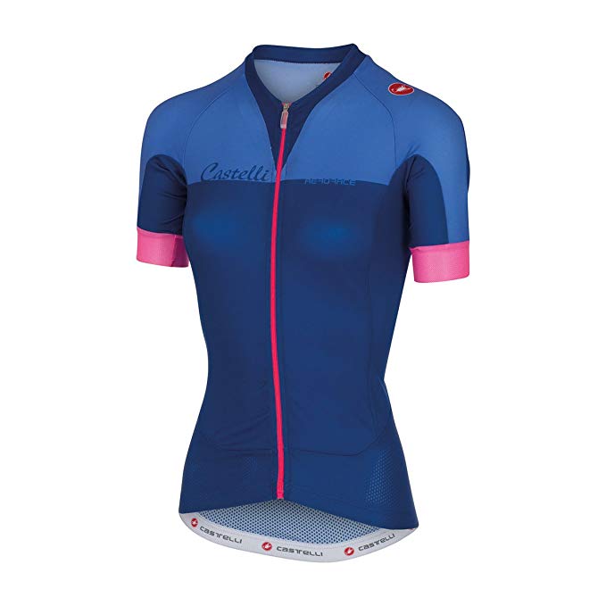 Castelli 2016 Women's Aero Race Full Zip Short Sleeve Cycling Jersey - A16053